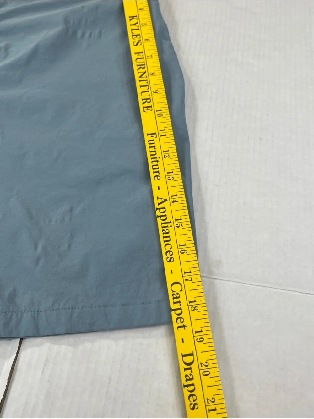 J. Crew Men's Original Swimwear Board Shorts Size 35 Light Blue & Black